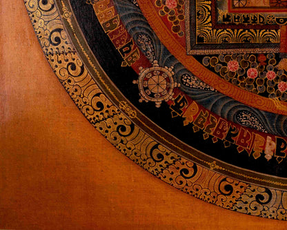 Tibetan Kalachakra Mandala | Traditional Thangka | Wall Decors