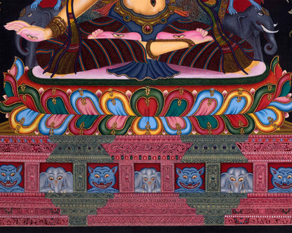 High-Quality White Tara Giclee Thangka Print | Tara Bodhisattva Print | Tibetan Buddhism Artwork