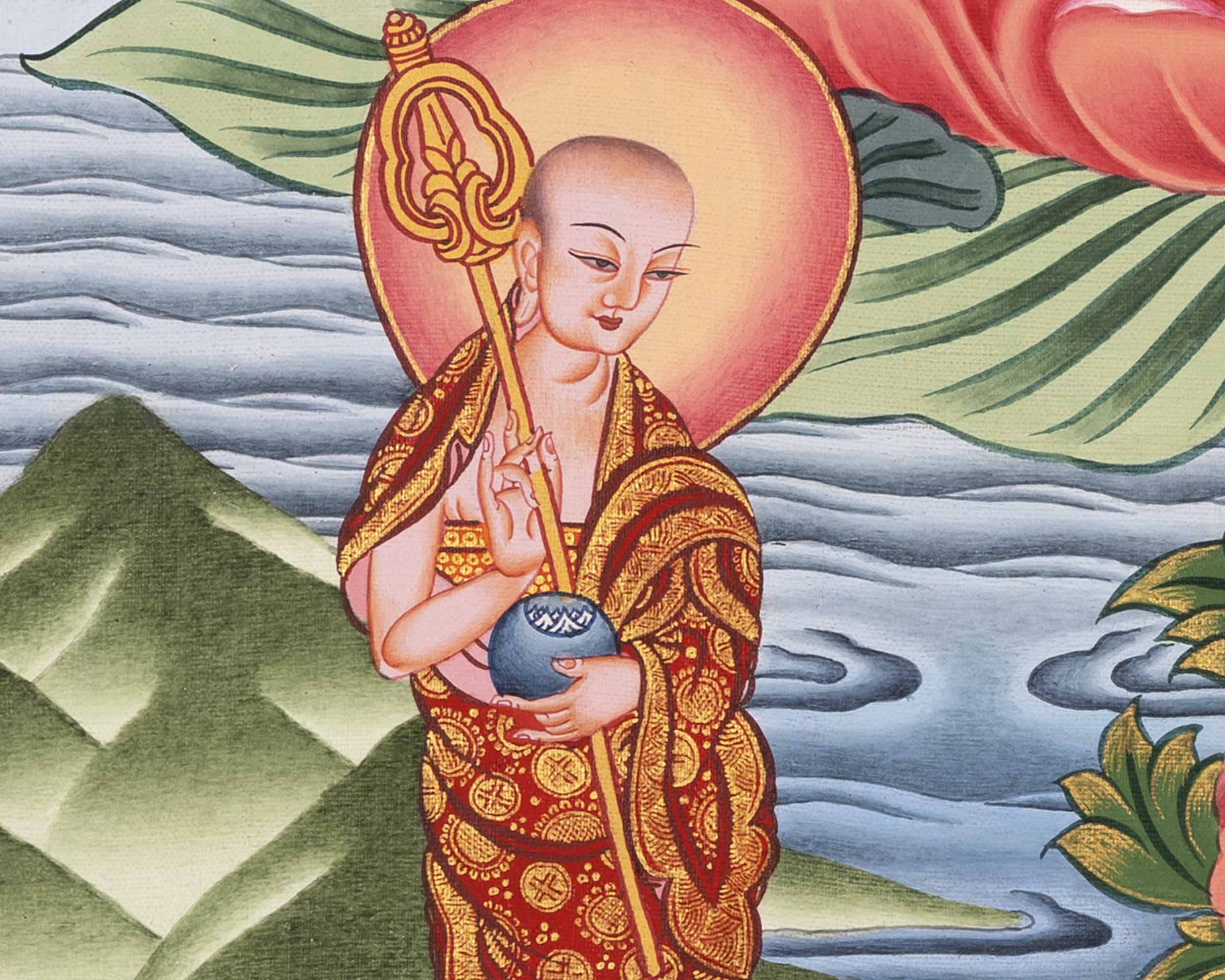 Bhaisajyaguru Thangka | Original Hand-Painted Tibetan Art