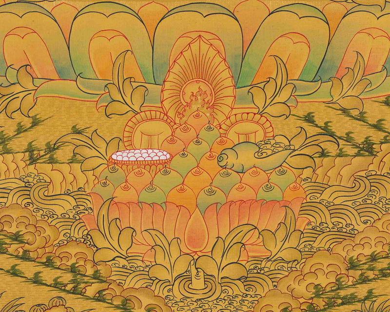 Original Manjushree Thangka | Religious Buddhist Art | Wall Decors