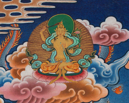 Vasundhara Mandala Thangka | Tibetan Wall Decor Mandala