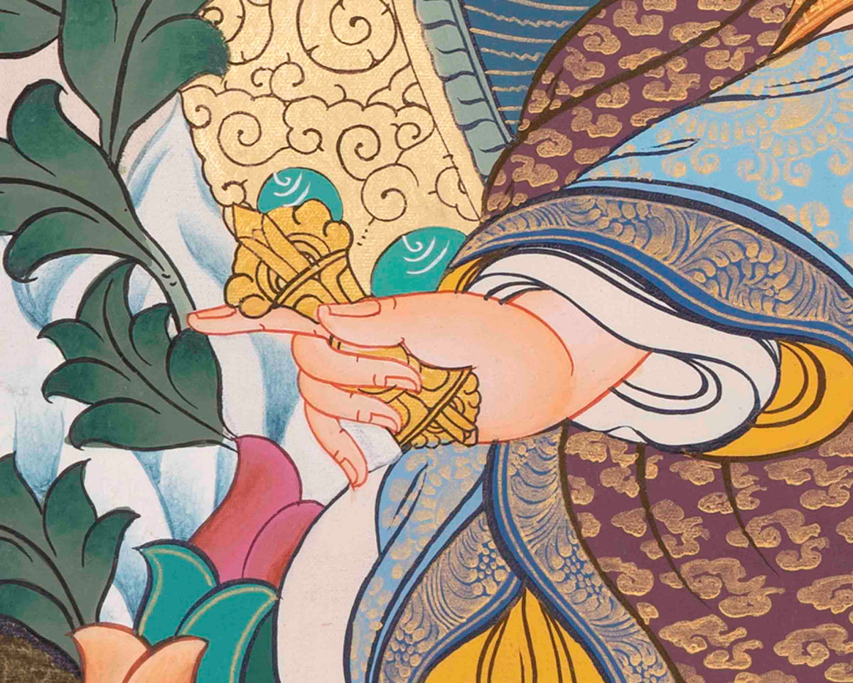 Padmasambhava Guru Rinpoche | Tibetan Thangka | Wall Decors