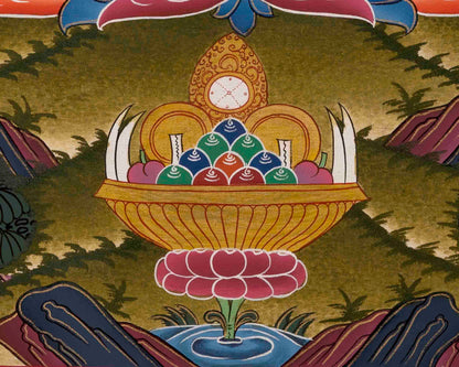 Buddha Samantabhadra Thangka | Traditional Painting | Wall Decors