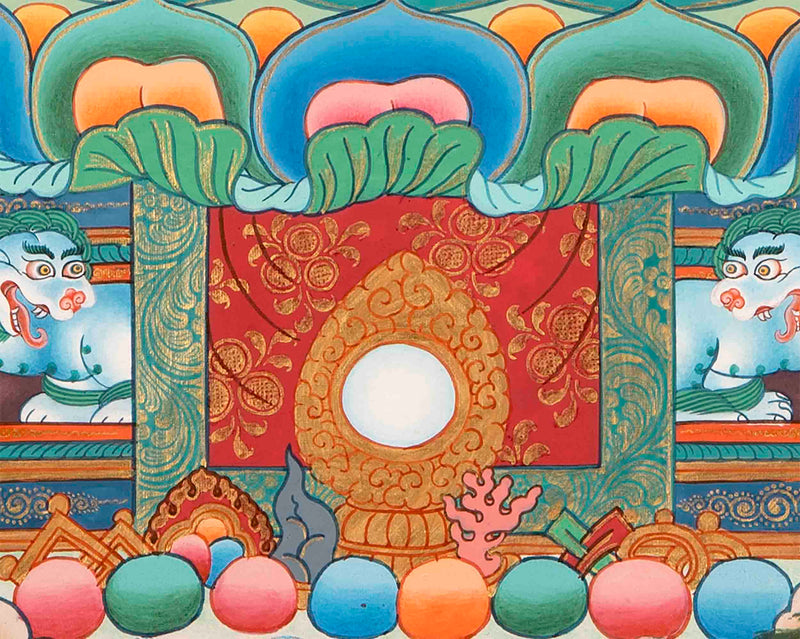 Tibetan Shakyamuni Thangka |  Buddha Thangka