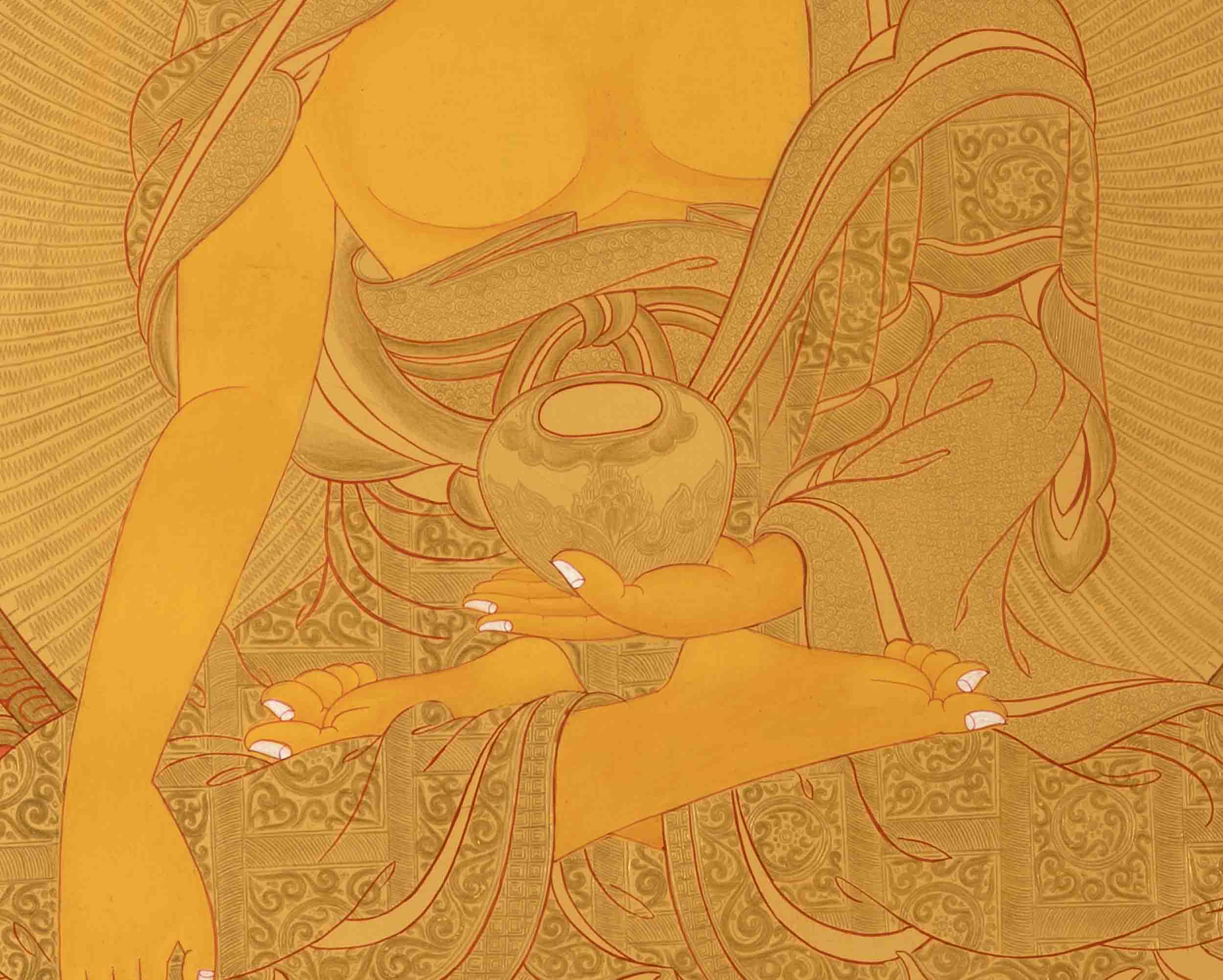 Tibetan Shakaymauni Thangka | Tibetan Buddha Artwork