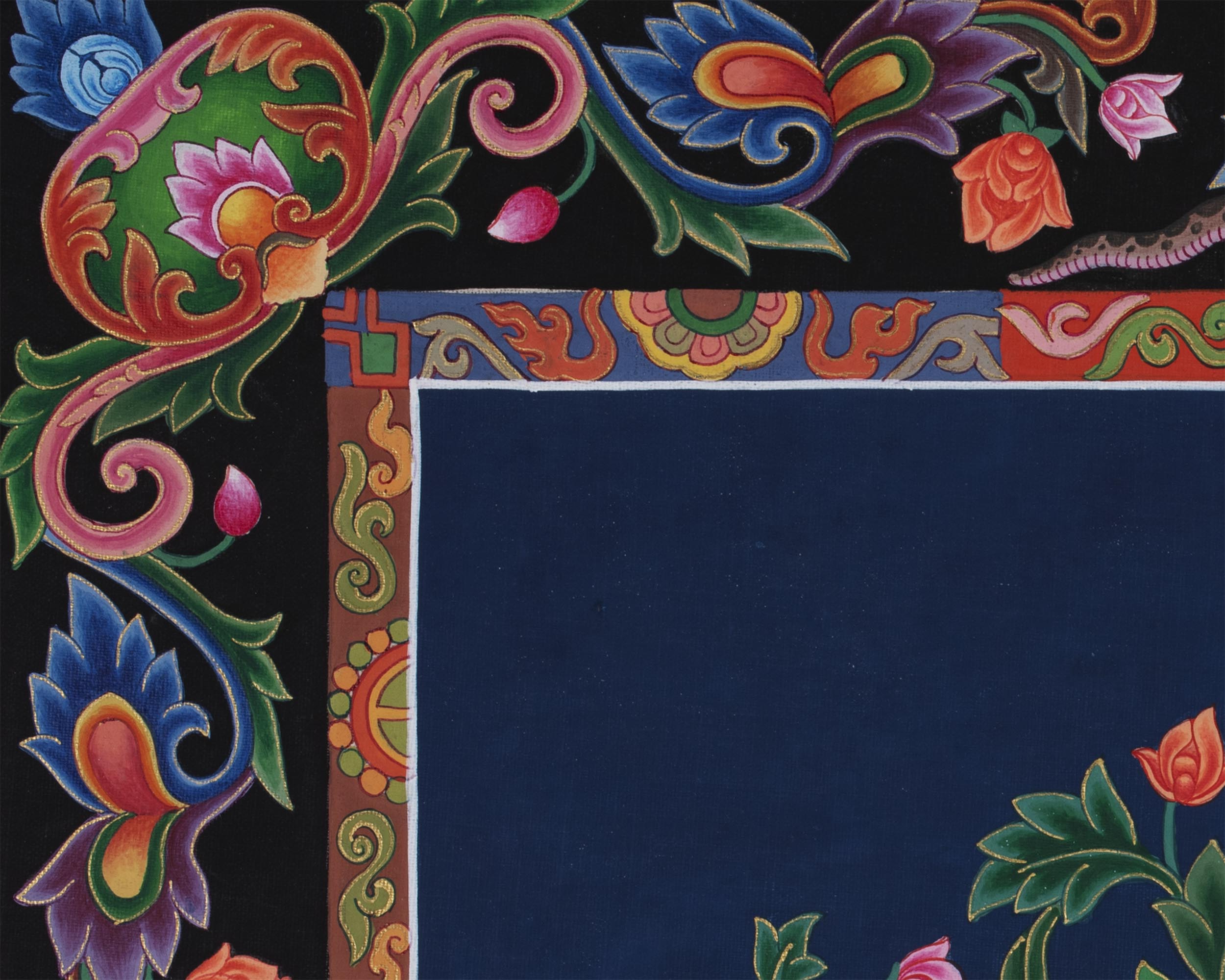 Vairochana Buddha | Thangka Print | Wall Decors