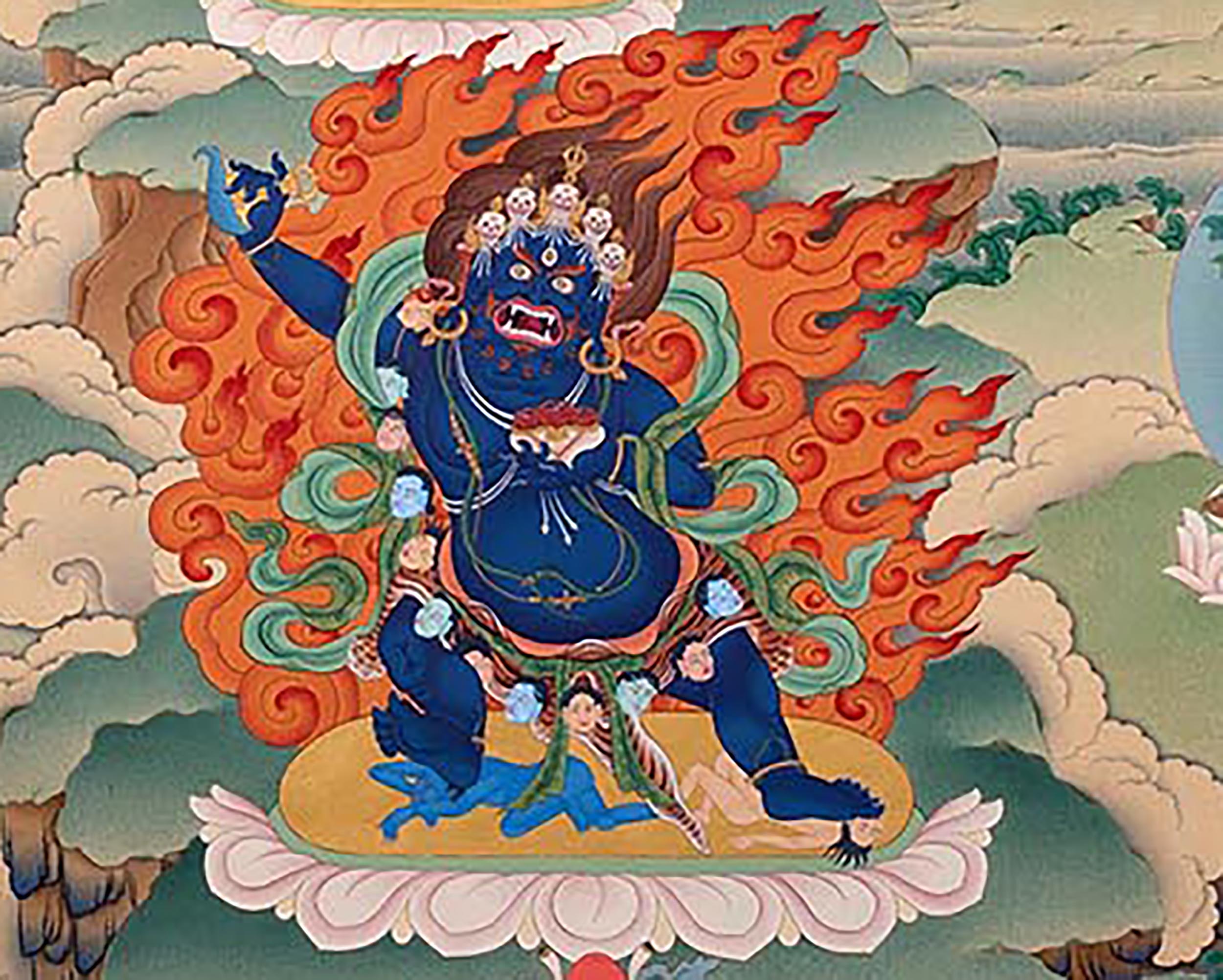 Kadampa Master With Others | High Quality Digital Print