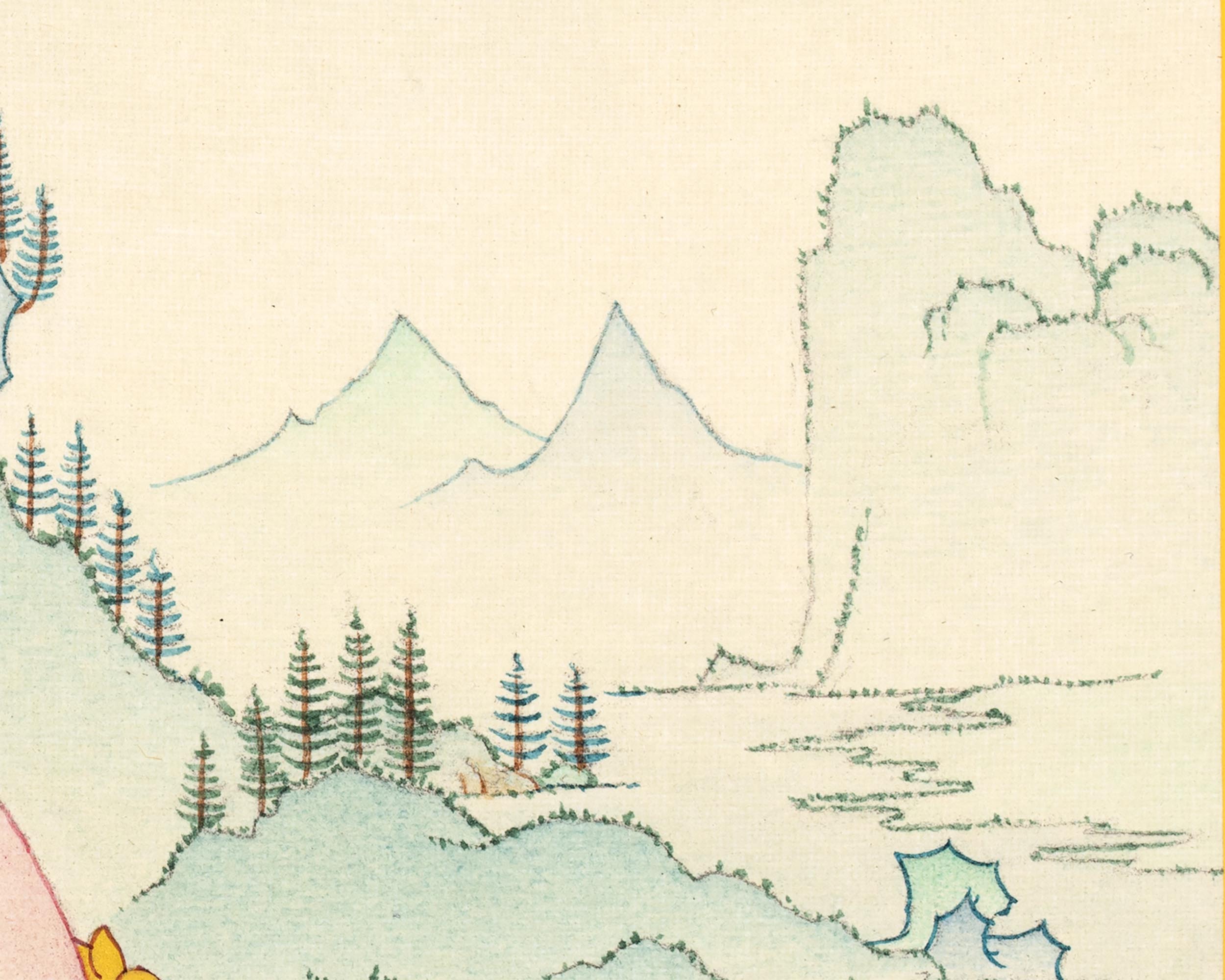 Rare Marpa Thangka | Beautiful Small Painting Of Kagyu Master | Buddhist Master
