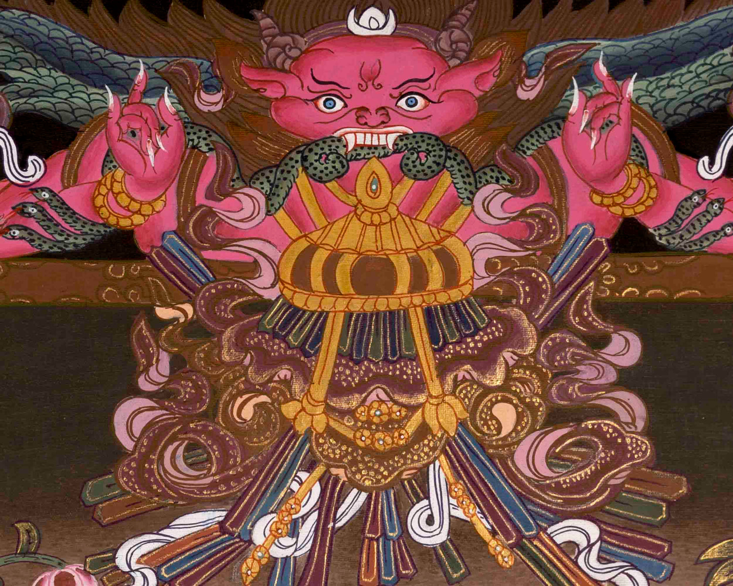 Avalokitesvara Chenrrsig Thangka | Bodhisattva Of Compassion | Wall Decors