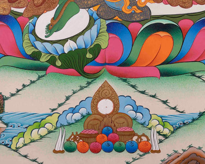 Green Tara | Traditional Buddhist Thangka | Wall Decors