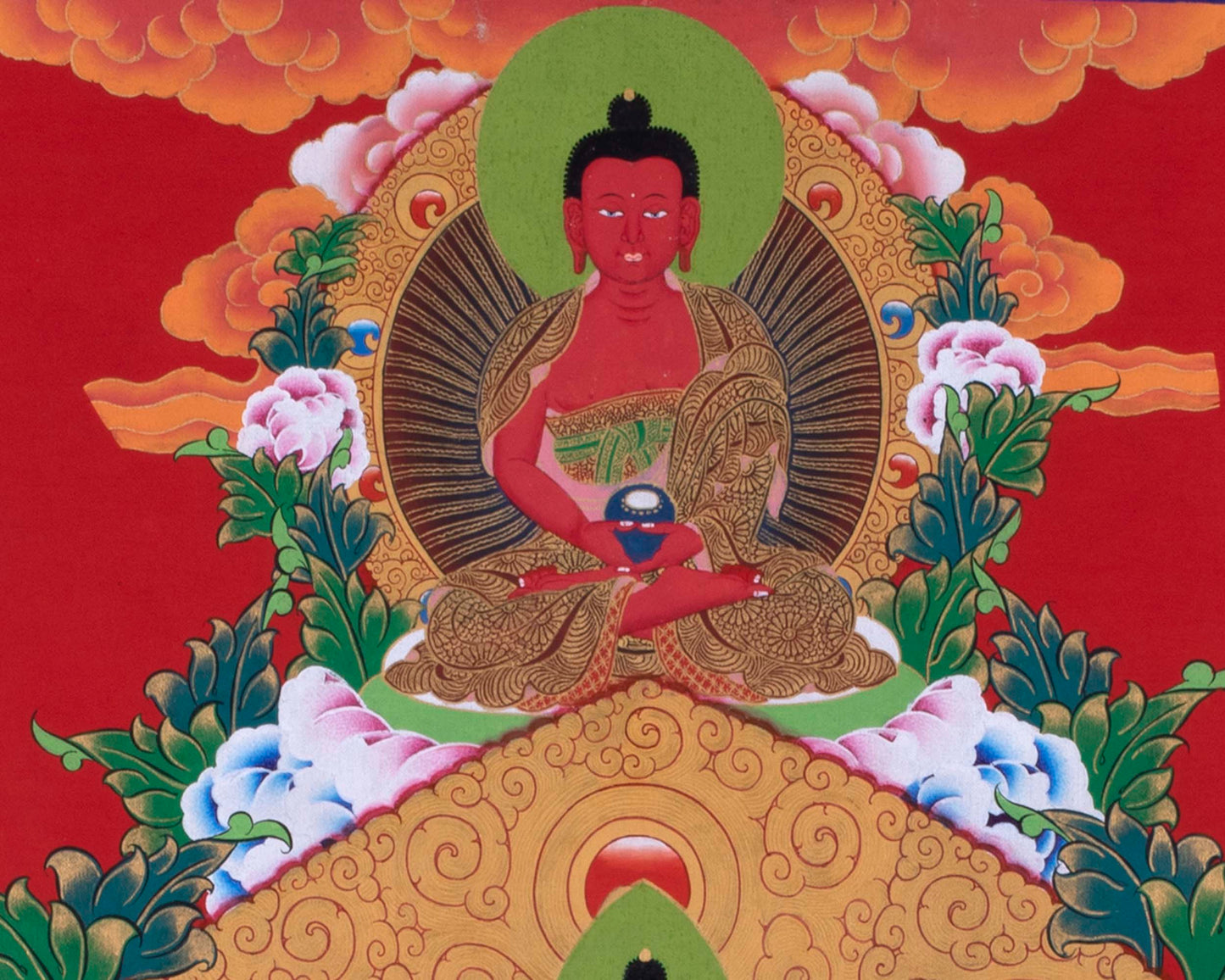 Avalokiteshvara Chenrezig Thangka | Traditional Buddhist Painting