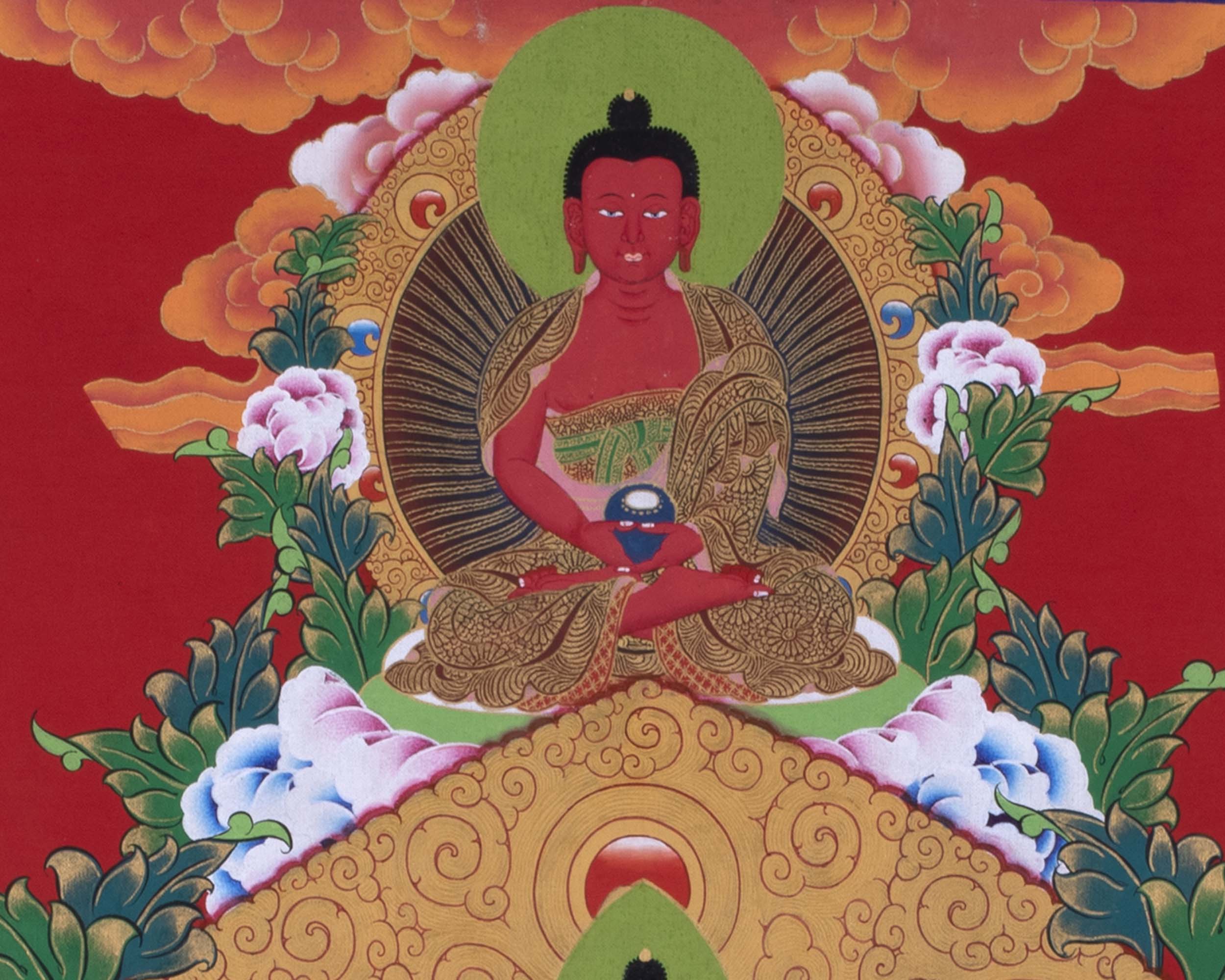 Avalokiteshvara Chenrezig Thangka | Traditional Buddhist Painting