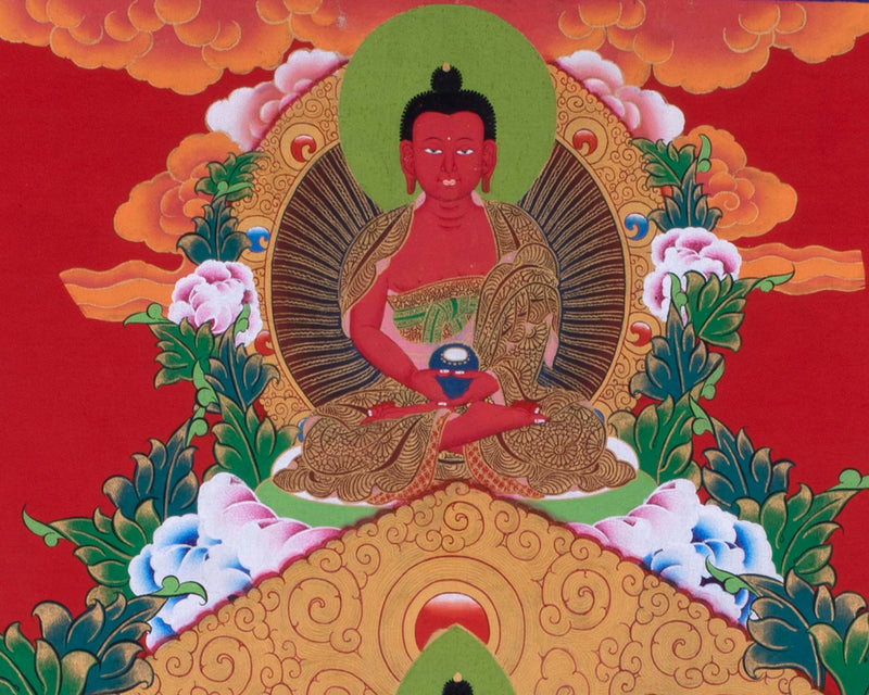 Avalokiteshvara Chenrezig Thangka | Traditional Buddhist Painting