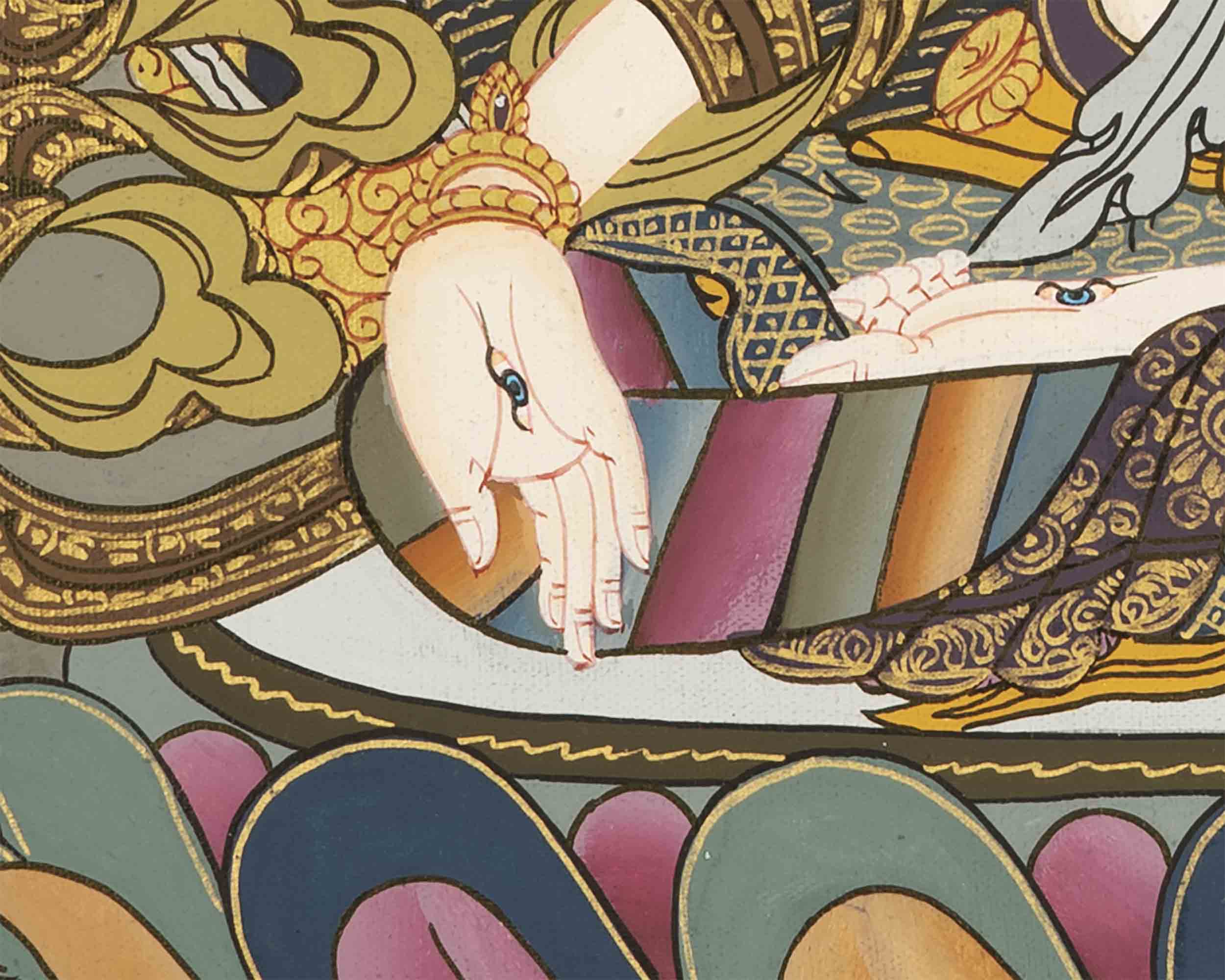 Buddhist White Tara |  Tibetan Female Thangka