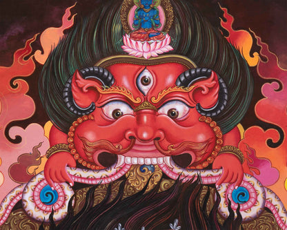 Mahakala Bernag Chen Digital Print | Himalayan Artwork | Discover The Transcendental Energy