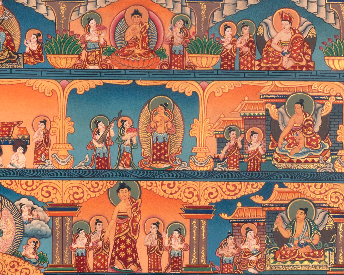 Buddhist Stupa Thangka | Buddhist Painting