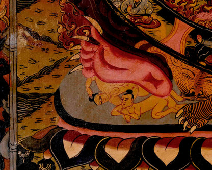 Wheel Of Life Thangka | Traditional Tibetan Art | Wall Decors