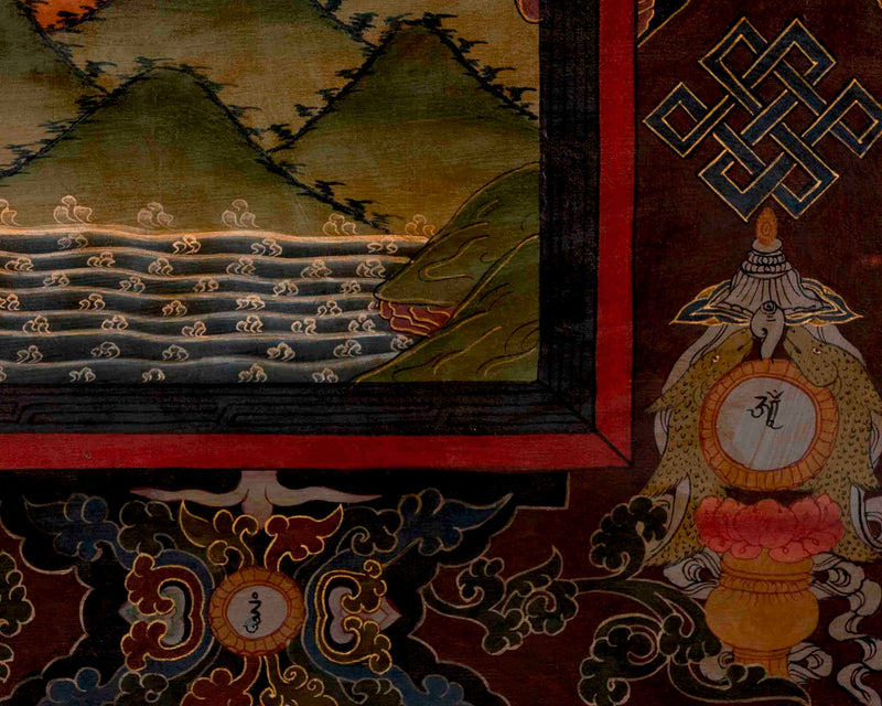 Amoghasiddhi Mandala | Religious Buddhist Thangka | Wall Decors