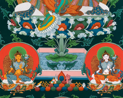 21 Tara Thangka | The Mother Bodhisattva Drolma | High Quality Thangka Print