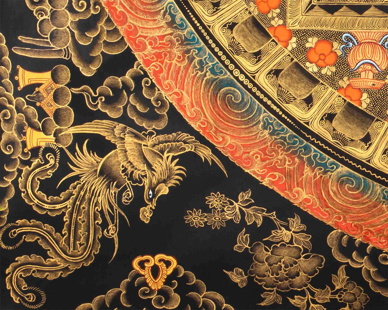 Medicine Buddha Mandala Print | Religious Artwork | Wall Decoration