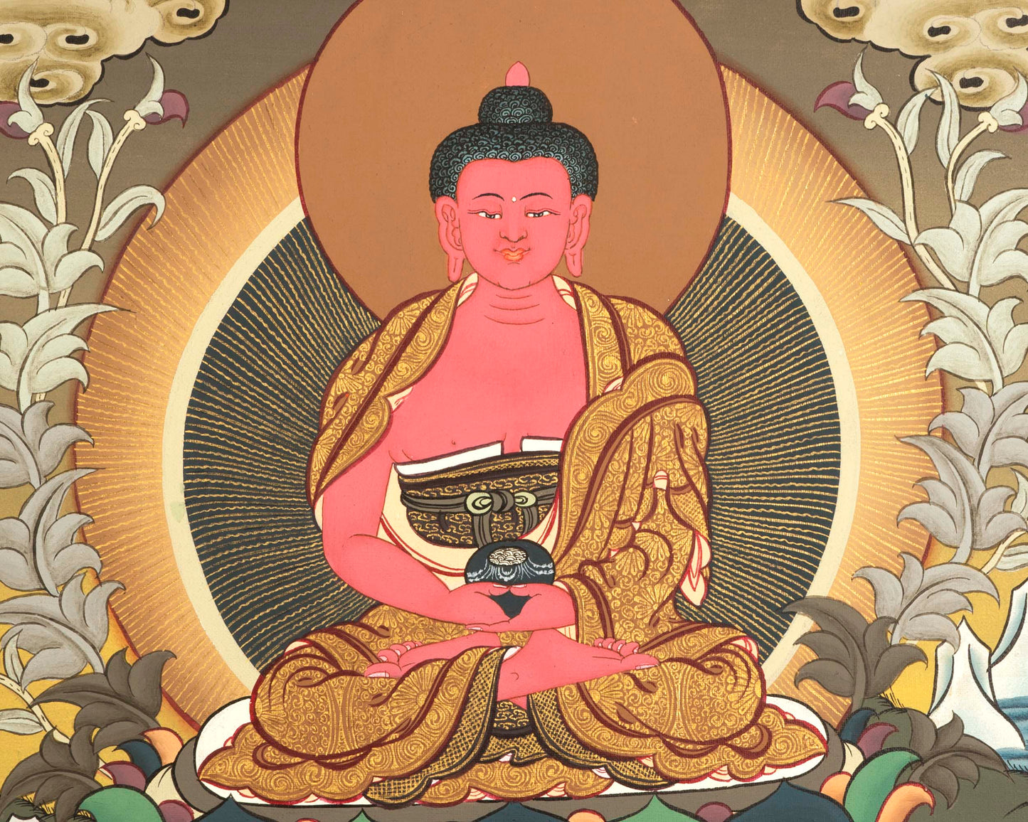 Buddha Amitabha Painting | Wall Hanging Buddha Thangka