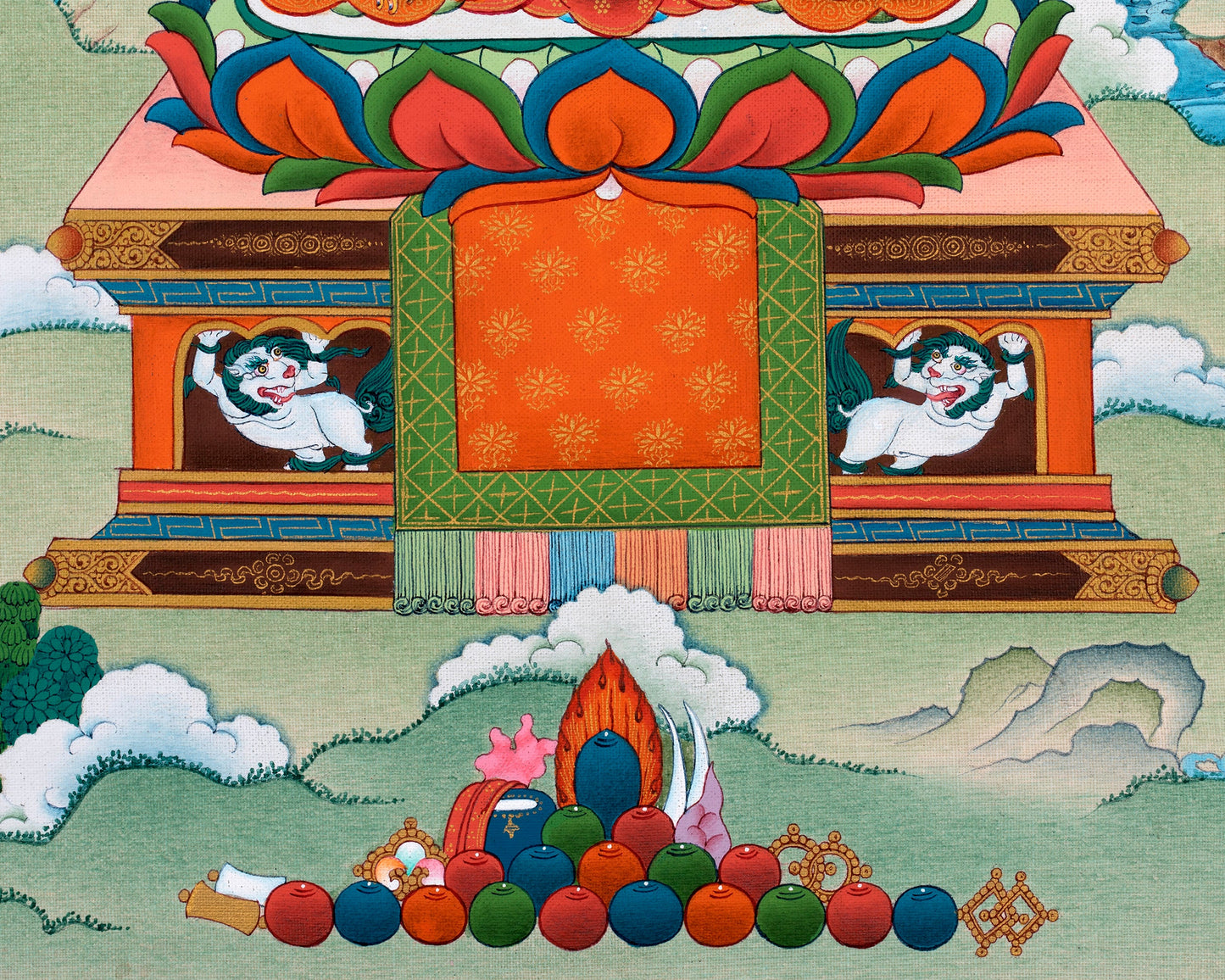 Buddha Shakyamuni Thangka | Traditional Tibetan Art