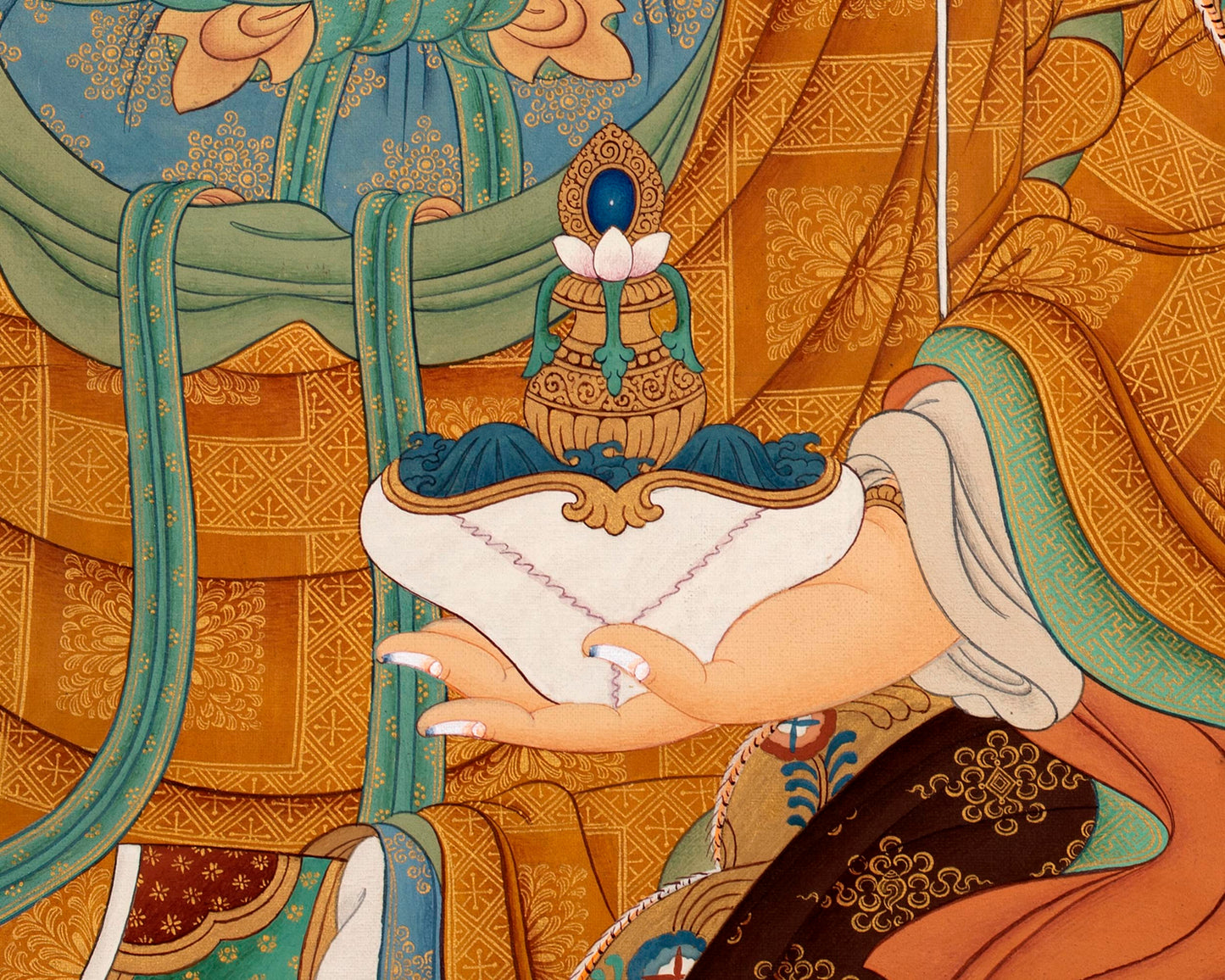 Guru Rinpoche Thangka | Tibetan Buddhist Art | High-quality Giclee Print