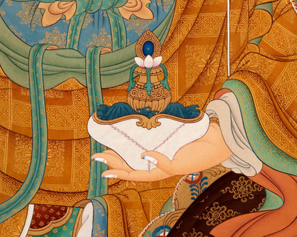 Guru Rinpoche Thangka | Tibetan Buddhist Art | High-quality Giclee Print