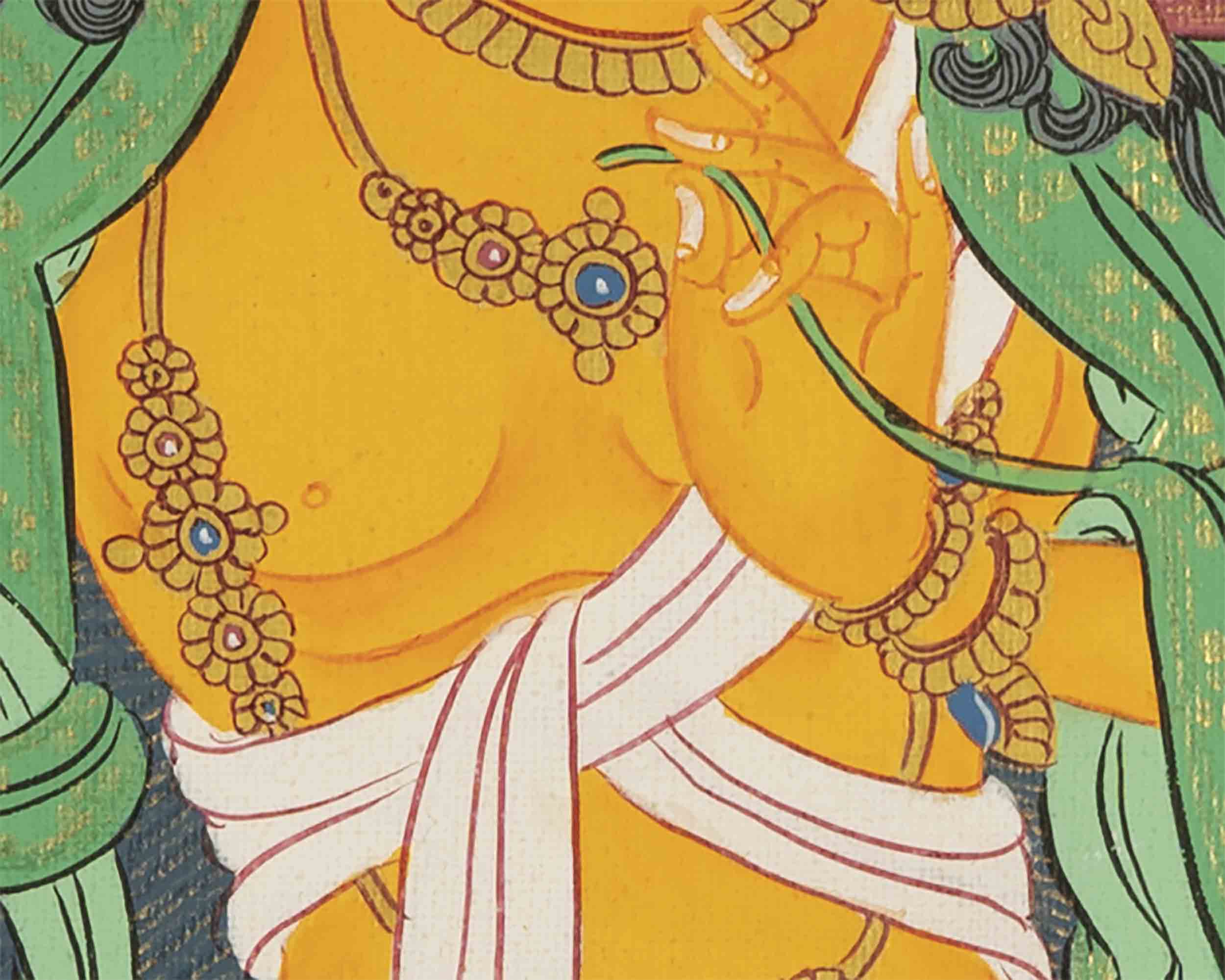 Buddhist Manjushree Thangka | Wall Hanging Decorations