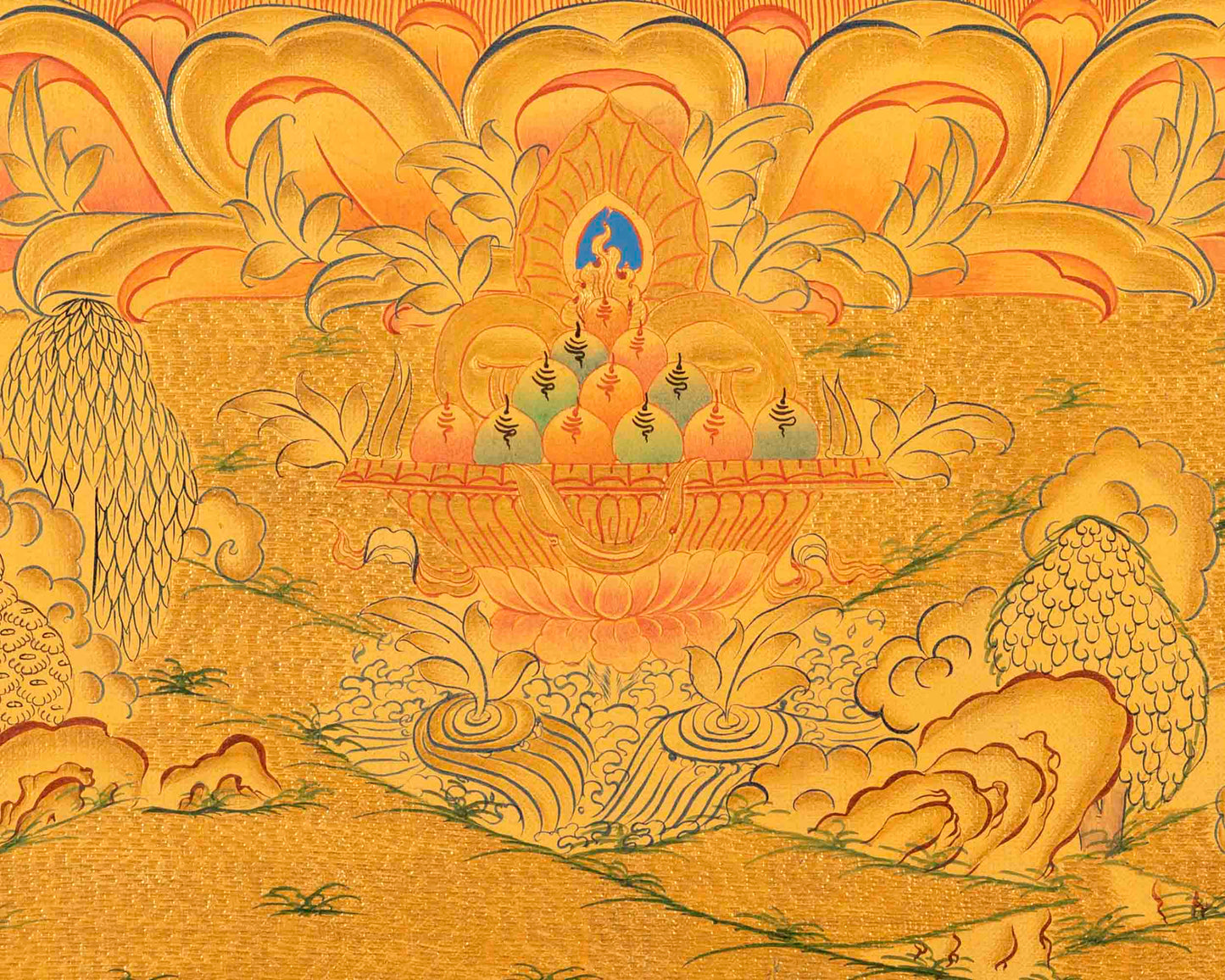 Avalokitesvara Chengrezig Thangka | Bodhisattva of Compassion