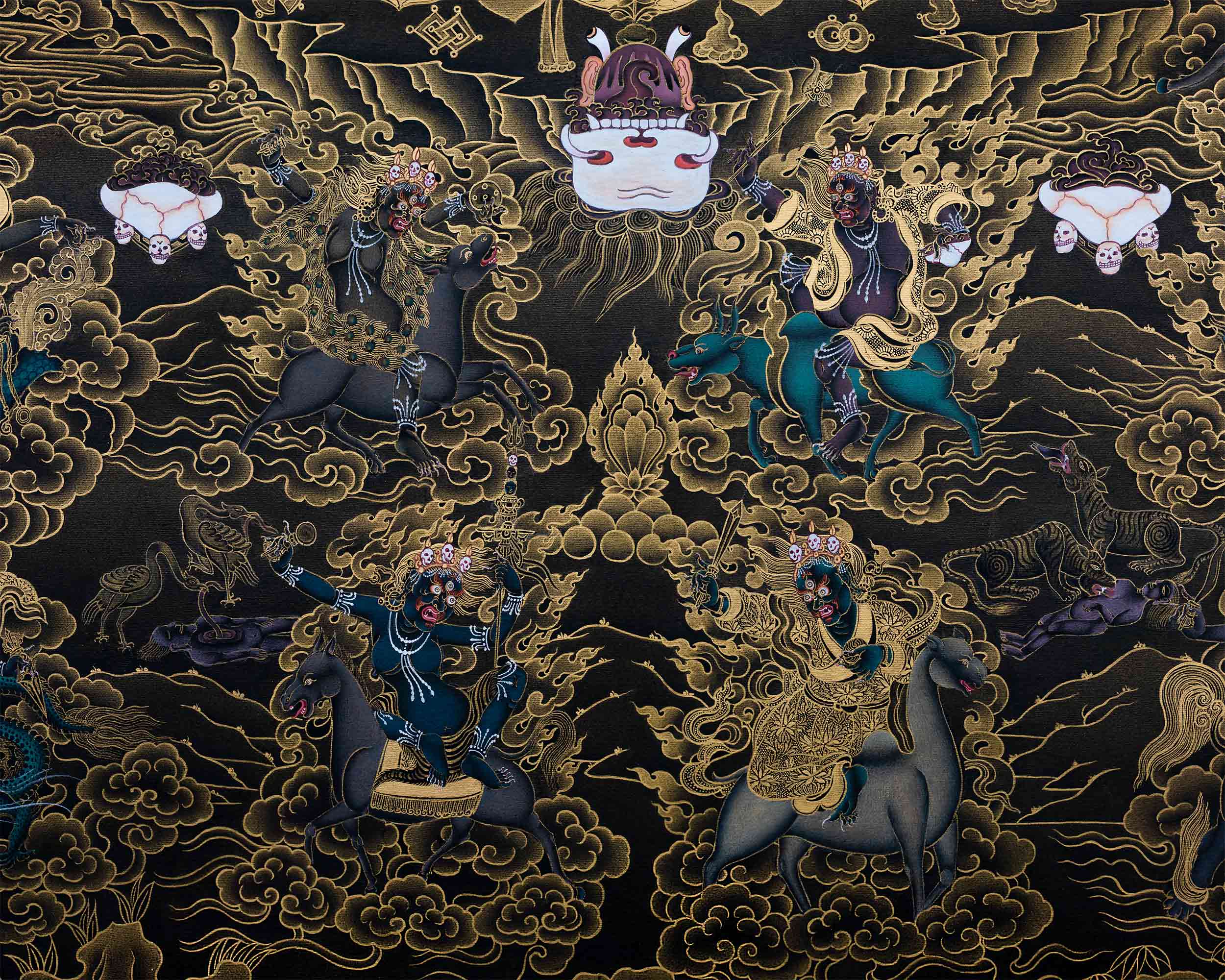 High Quality Vajrakilaya Consort Thangka Print | Giclee Print for Spiritual Growth