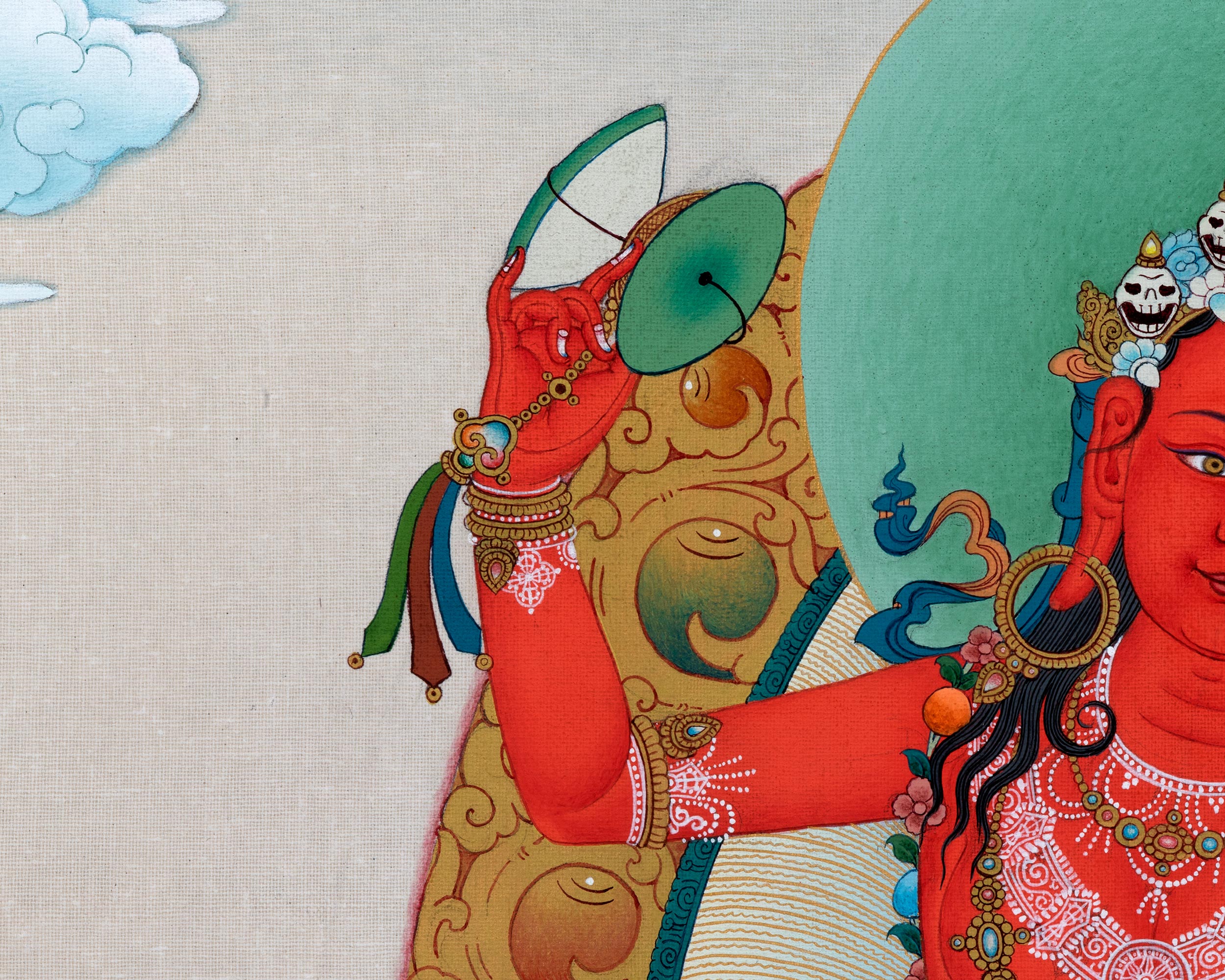 Yumka Dechen Gyalmo Thangka | Dakini thangka | High Quality Thangka Print