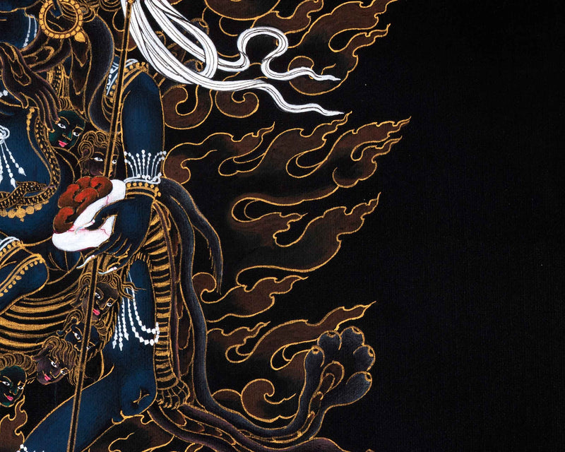 Troma Nagmo Practice Thangka | Traditional Tibetan 24K Gold Painting