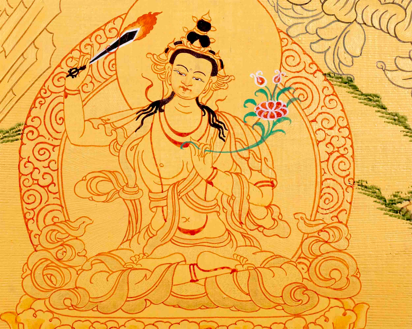 1000 Armed Avalokiteshvara Thangka | Wall Hanging Meditation Art