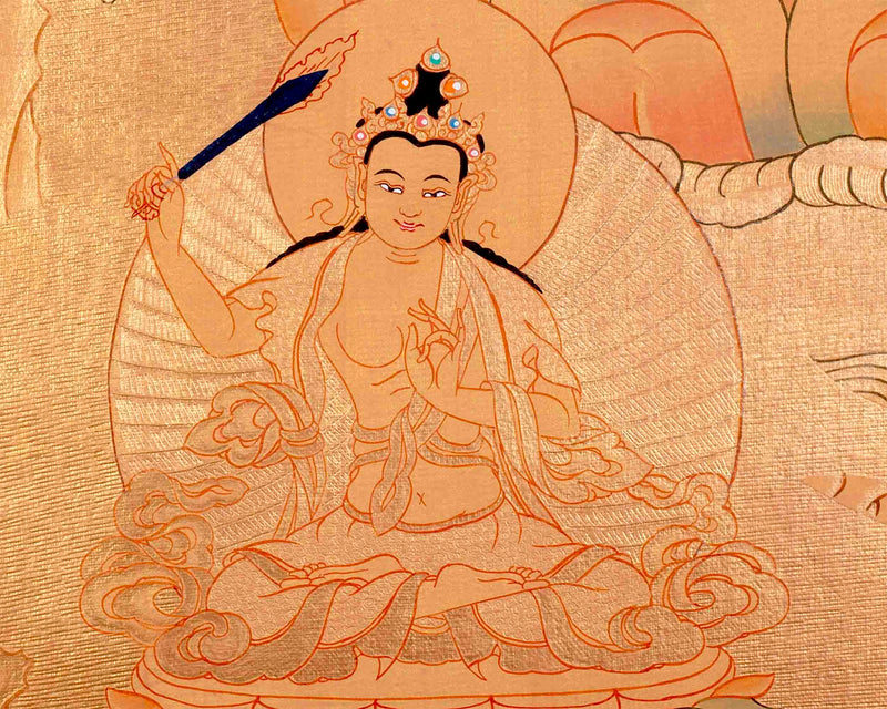 Avalokitesvara Chengrezig Thangka |Tibetan Buddhist Thangka Art