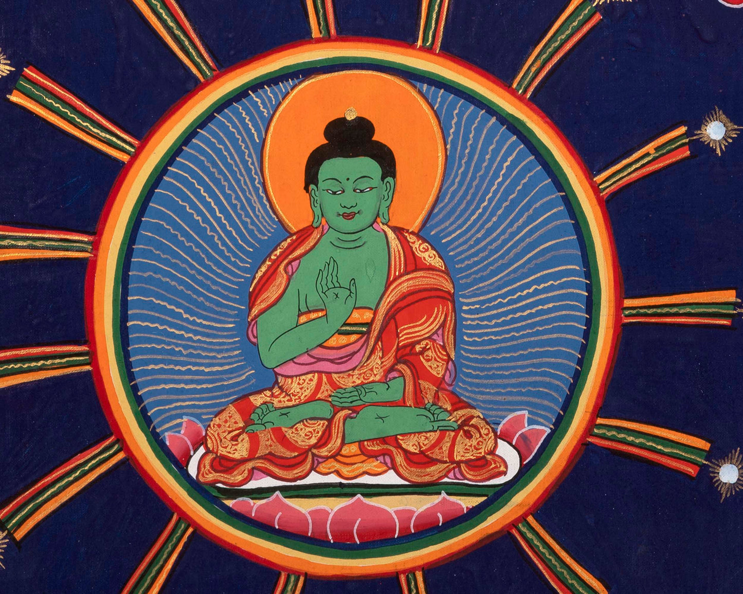 Green Tara Thangka | Wall Decor Painting