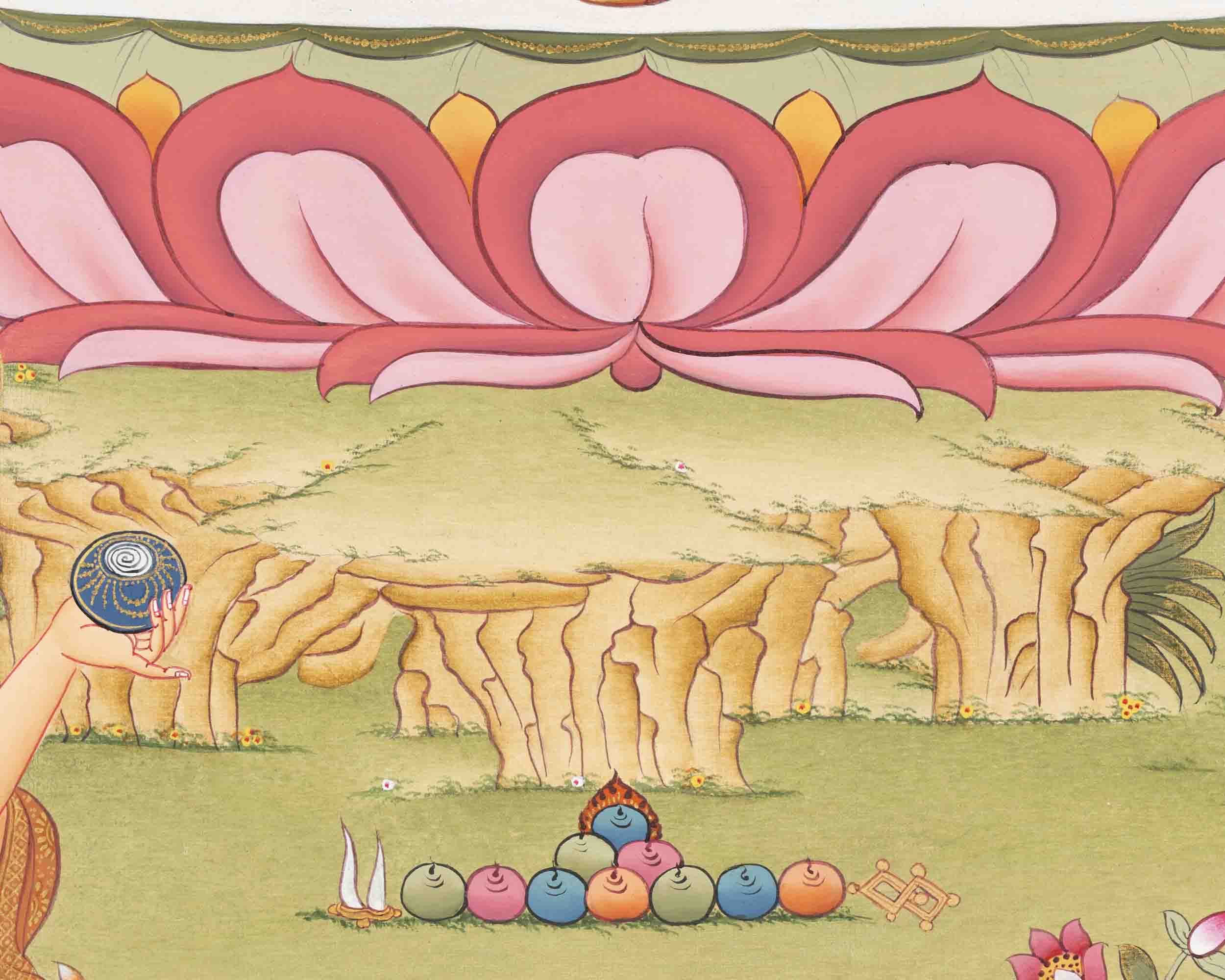 Thangka Of Medicine Buddha | Healing Buddha | Traditional Art