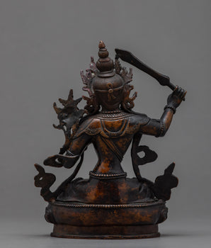 Bodhisattva Manjushri | Statue of the Wisdom Deity | Zen Room Decor