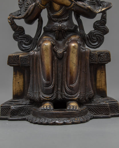 Lord Maitreya Buddha Statue | Vintage Decorative | Zen Home Decor