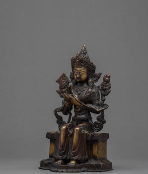 Lord Maitreya Buddha Statue | Vintage Decorative | Zen Home Decor