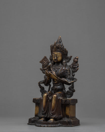 Lord Maitreya Buddha Statue | Vintage Decorative | Zen Home Decor