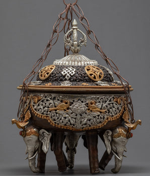 Silver Plated Incense Burner | Ritual Items