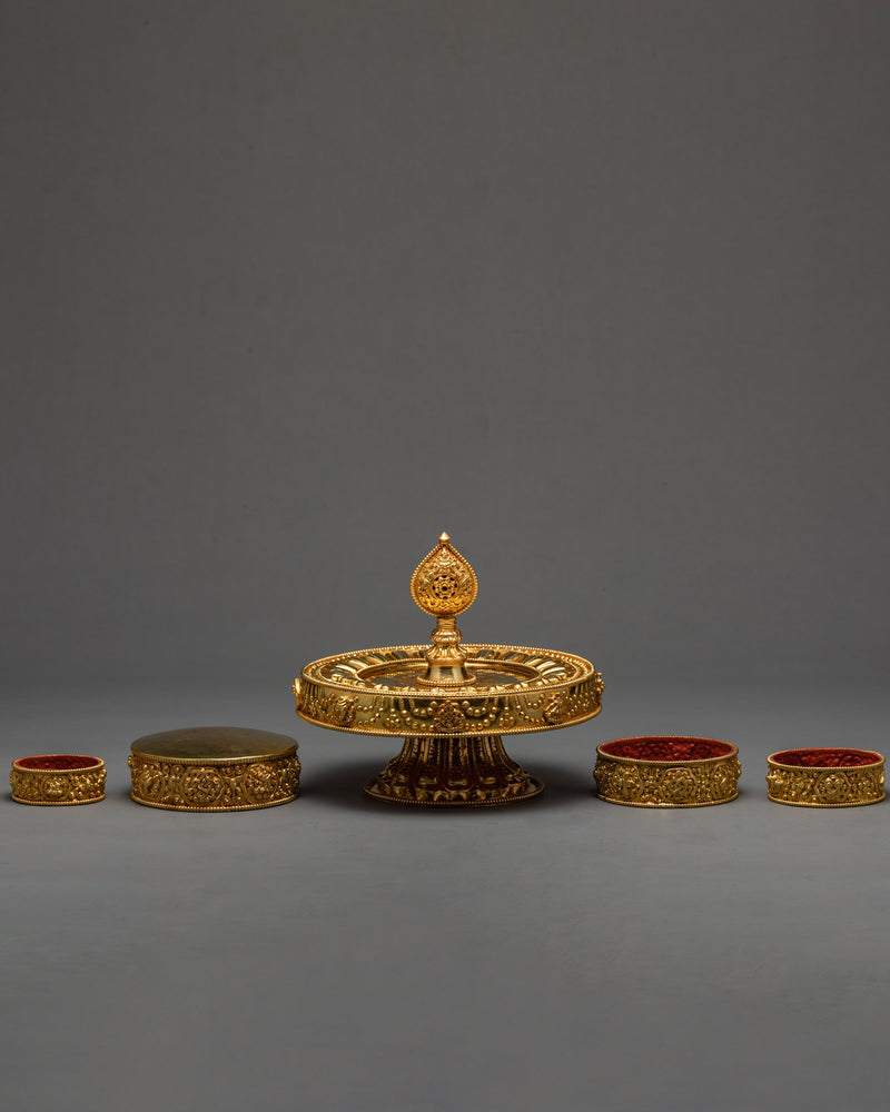 Beautiful Mandala Set | Ritual Altar Offerings | Zen Buddhism