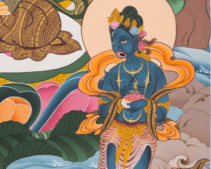 White Tara Thangka | Buddhist Female Deity | Religious Wall Decors