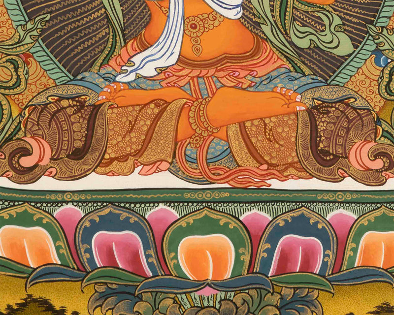 Arya Manjushre Thangka | Vajrayana Buddhism Painting