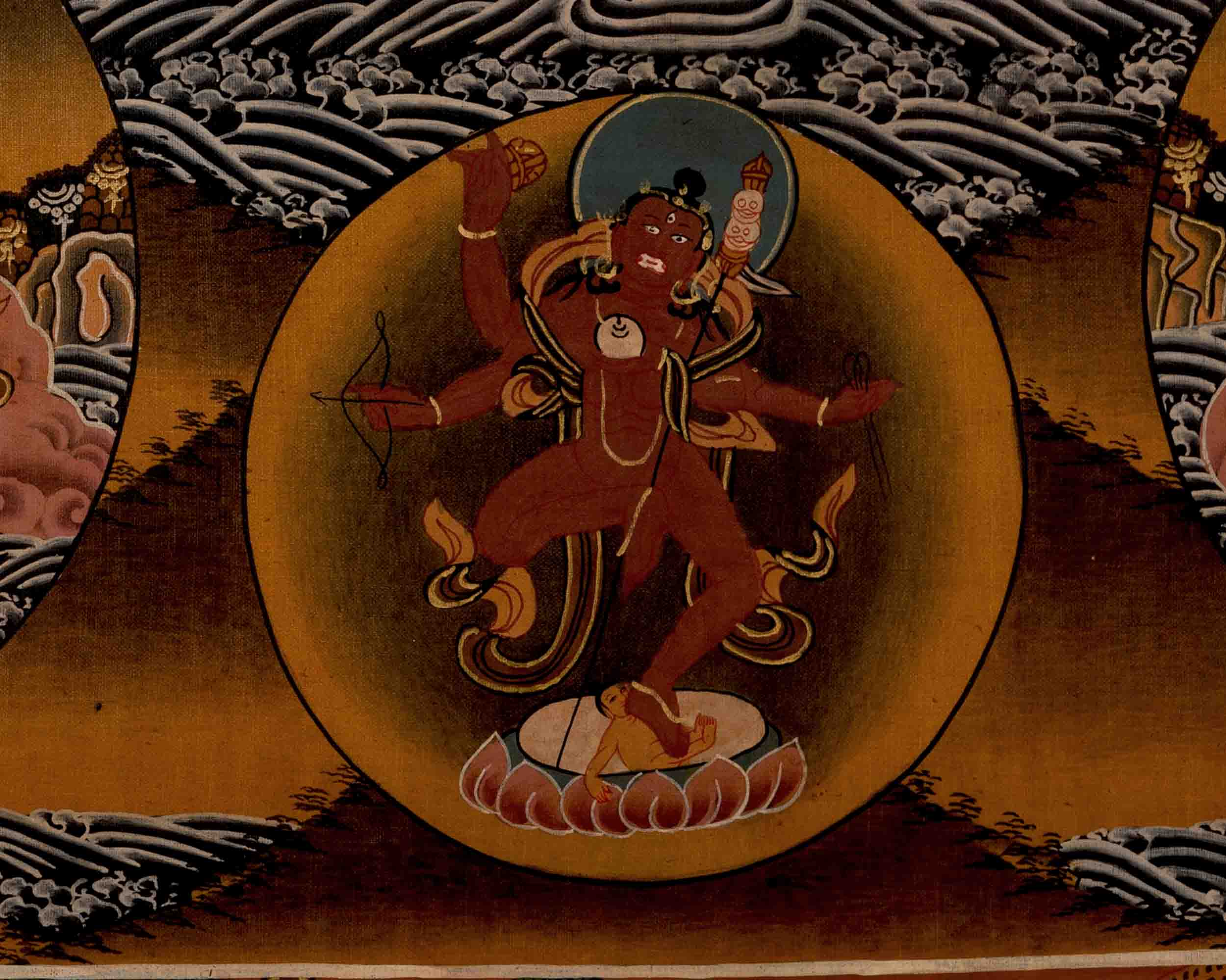 Shakyamuni Buddha Thangka | Religious Handpainted Art | Wall Decors