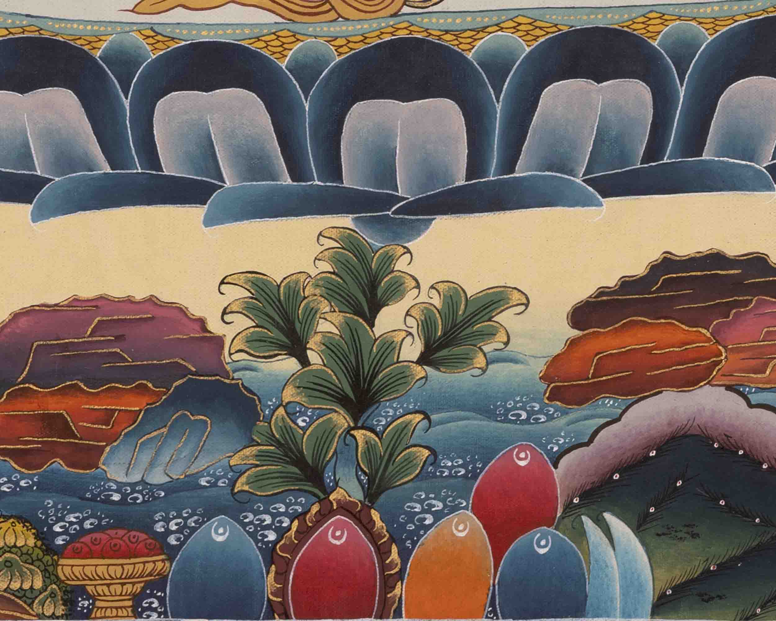 Religious White Tara Thangka | Female Bodhisattva