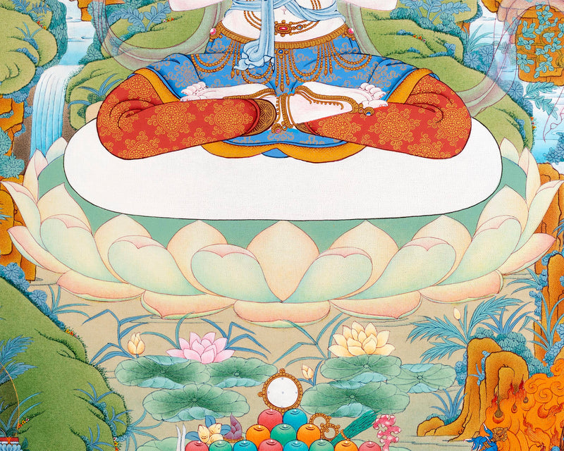 Bodhisattva Thangka | Avalokiteshvara, Manjushri, Vajrapani | Traditional Tibetan Art