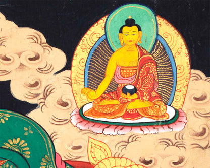 Tibetan Bhavachakra Print  | Wheel of life Thangka Prints