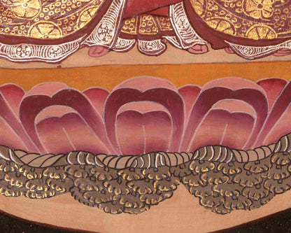 Amitabha Buddha Thangka | Traditional Buddhist Art | Wall Decors